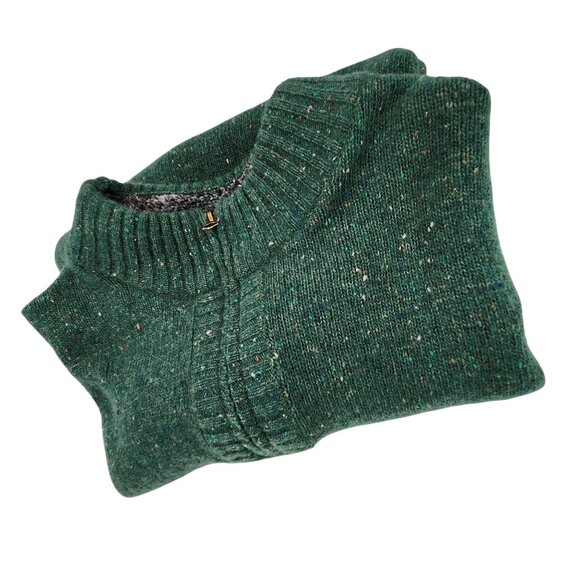 Lands’ End Wool Blend Sweater XXL Forest Green - Picture 14 of 14